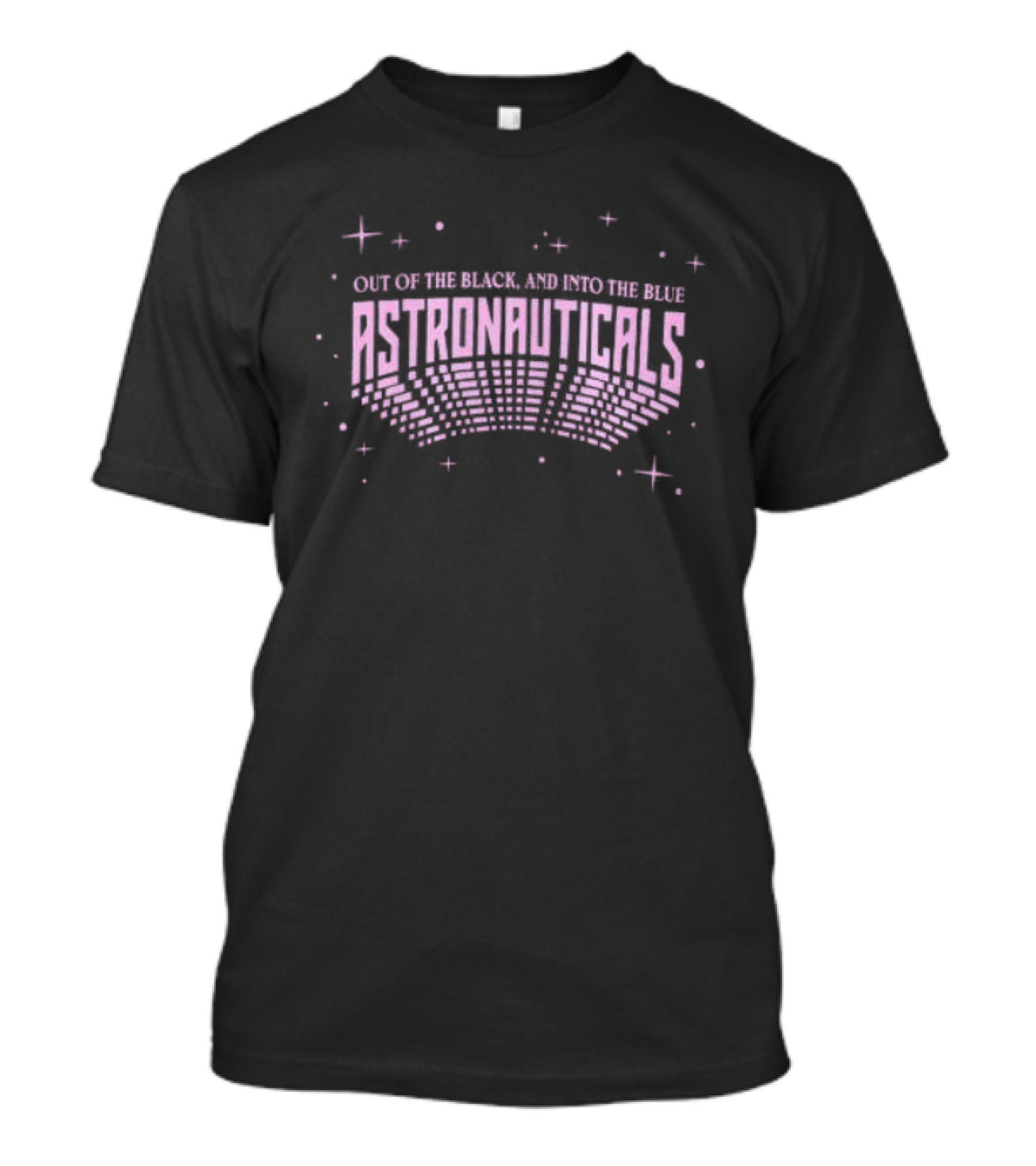 Astronauticals Out Of The Black And Into The Blue Cosmic Adventure T-Shirt
