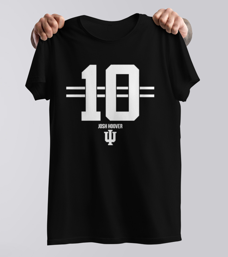 Josh Hoover 10 Indiana Hoosiers NCAA Football IU T-Shirt