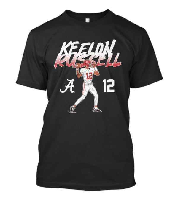 Keelon Russell 12 Alabama Crimson Tide NCAA Football Player T-Shirt