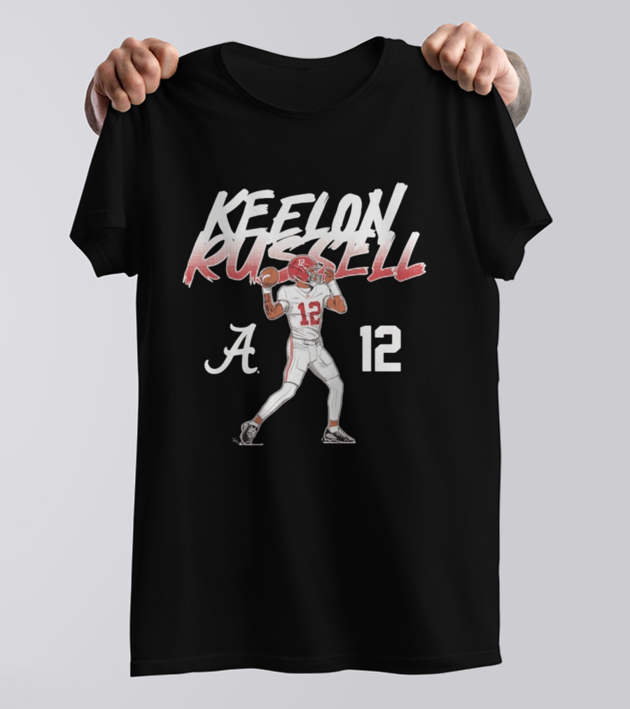 Keelon Russell 12 Alabama Crimson Tide NCAA Football Player T-Shirt