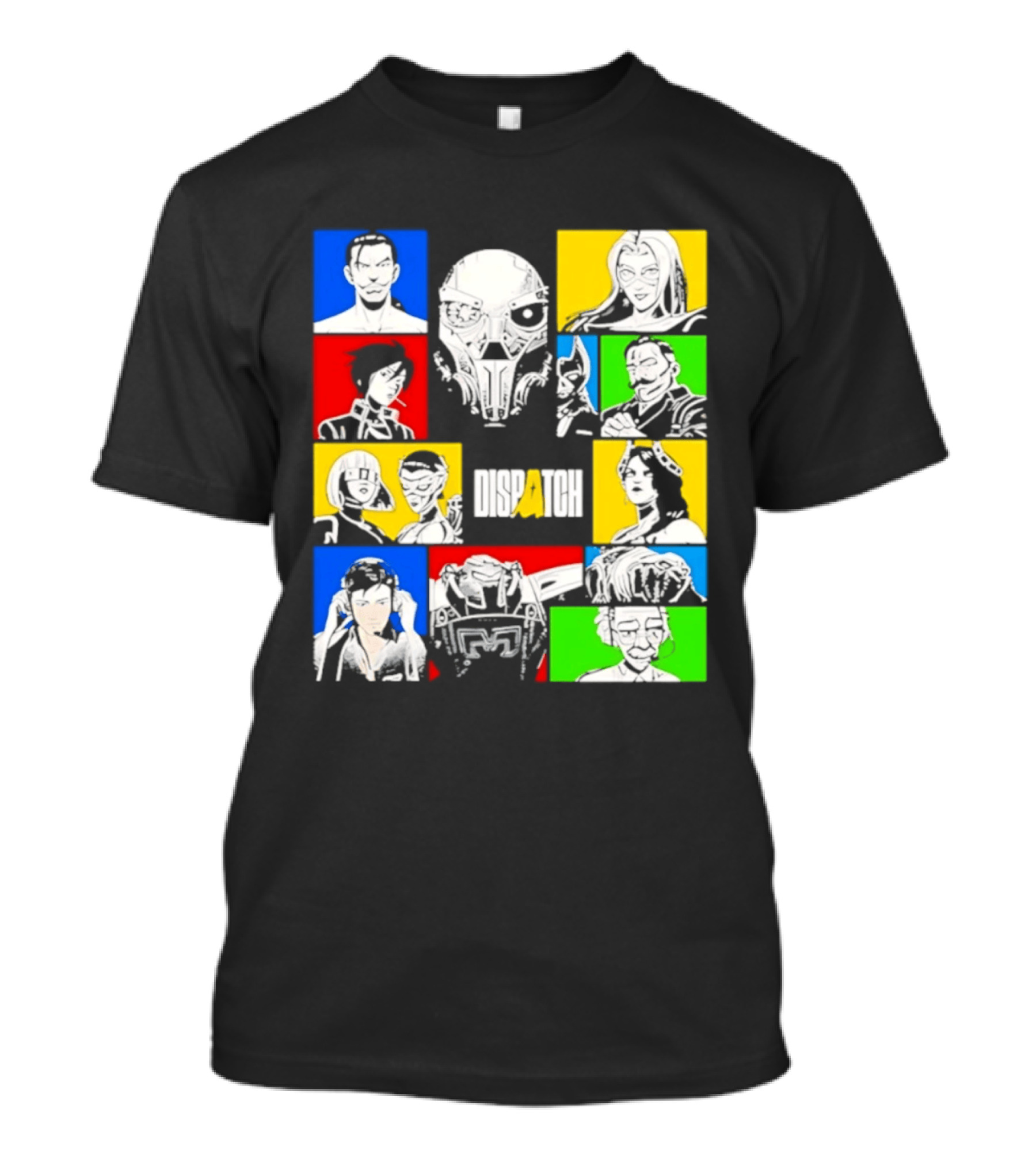 Blizzard Entertainment Over Hero Ensemble Characters T-Shirt