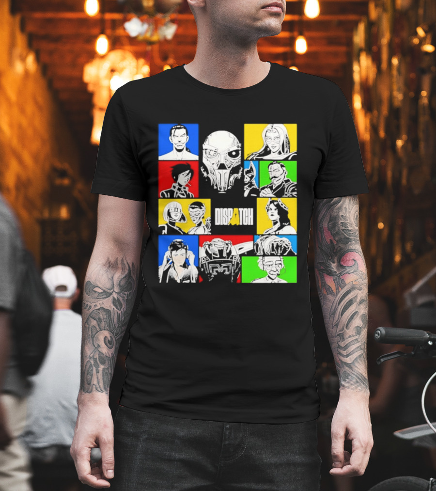 Blizzard Entertainment Over Hero Ensemble Characters T-Shirt