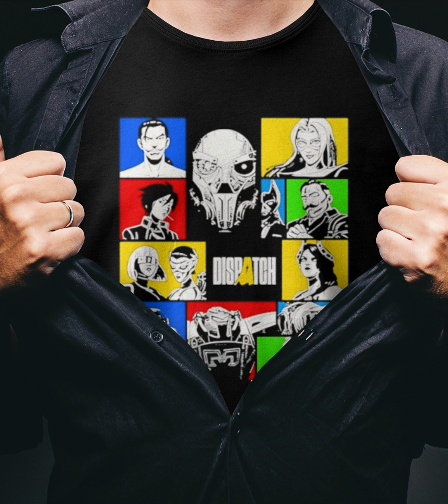 Blizzard Entertainment Over Hero Ensemble Characters T-Shirt