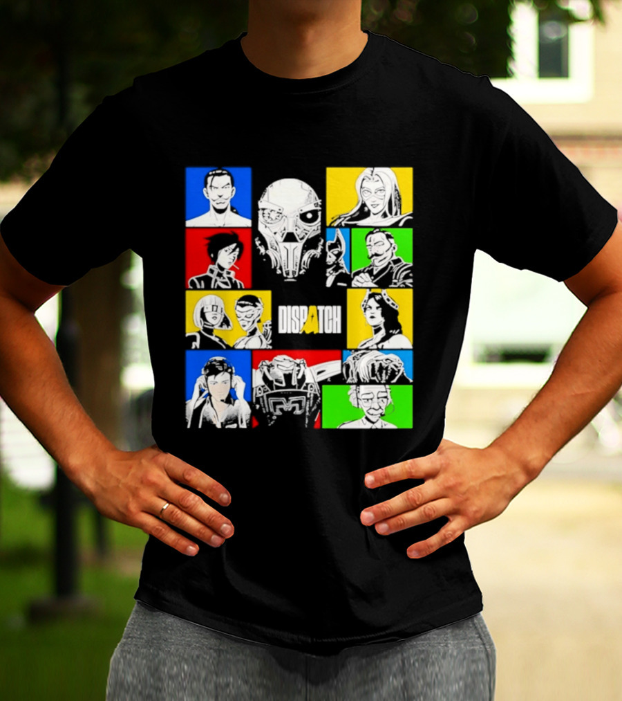 Blizzard Entertainment Over Hero Ensemble Characters T-Shirt