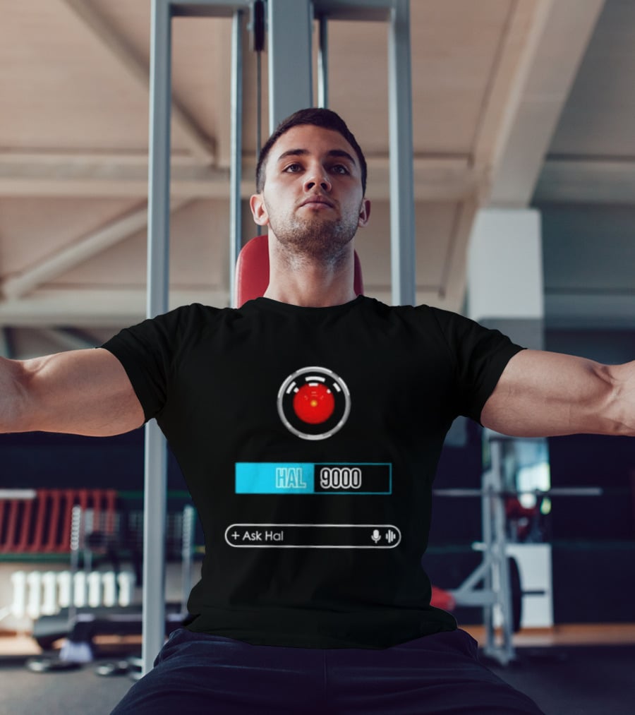 HAL 9000 Interface Ask Hal 2001 A Space Odyssey T-Shirt