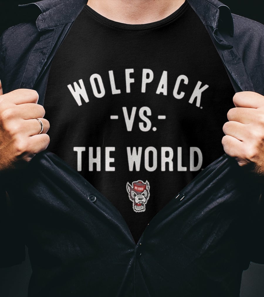NC State Wolfpack Vs The World 2026 NCAA Season T-Shirt