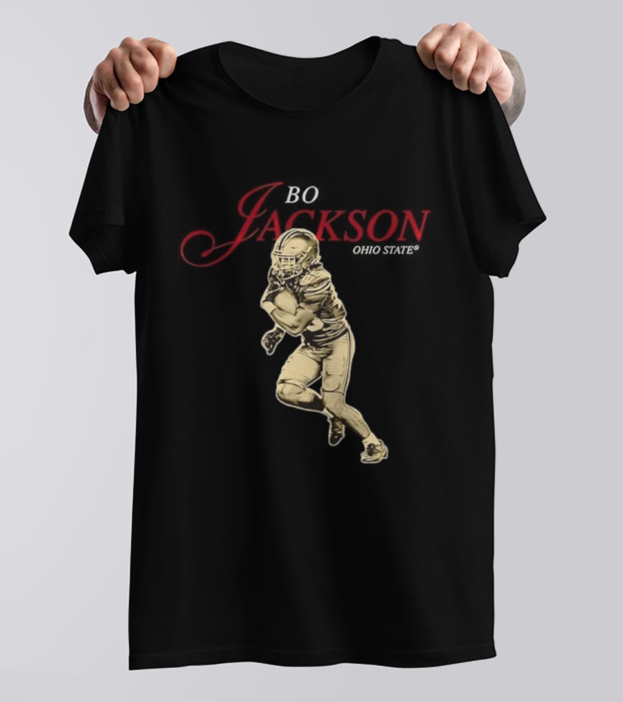 Ohio State NCAA Football Bo Jackson Legacy Pose Star T-Shirt