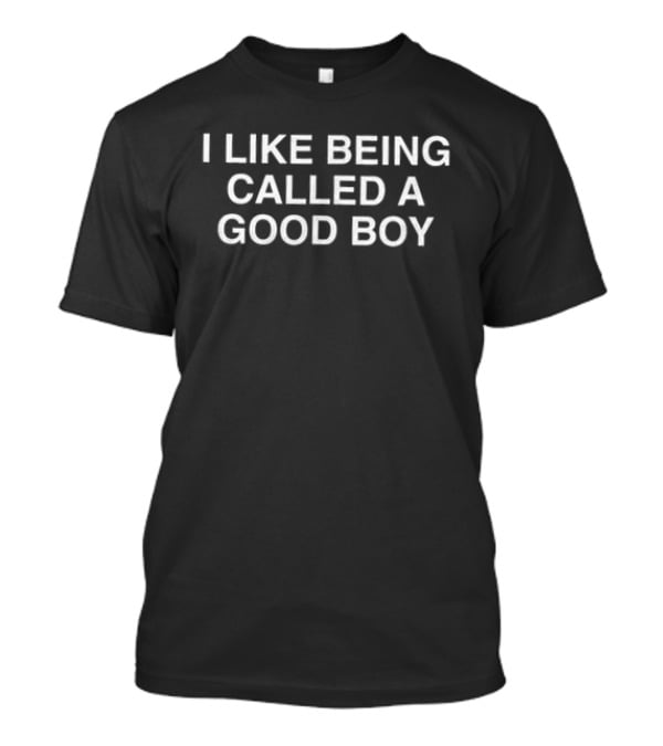 I Like Being Called A Good Boy Fun T-Shirt