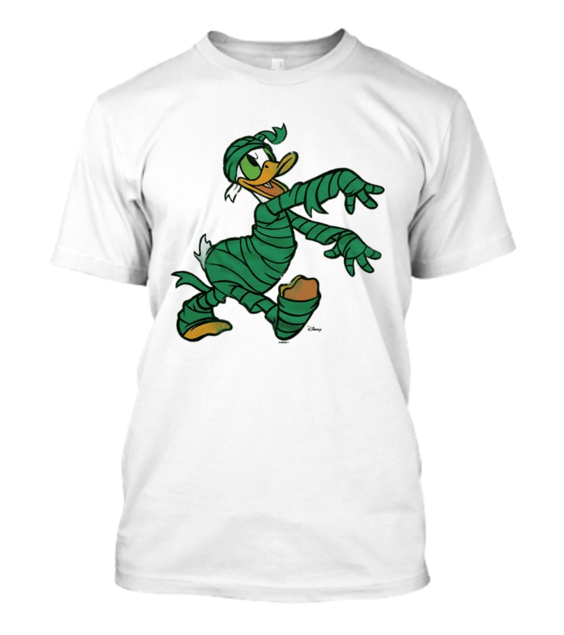 Donald Duck Mummy Costume Halloween Fun T-Shirt