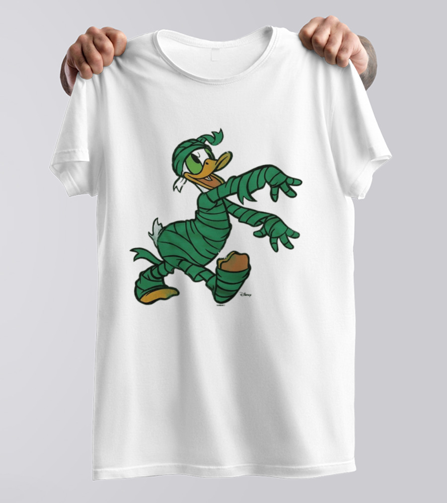 Donald Duck Mummy Costume Halloween Fun T-Shirt