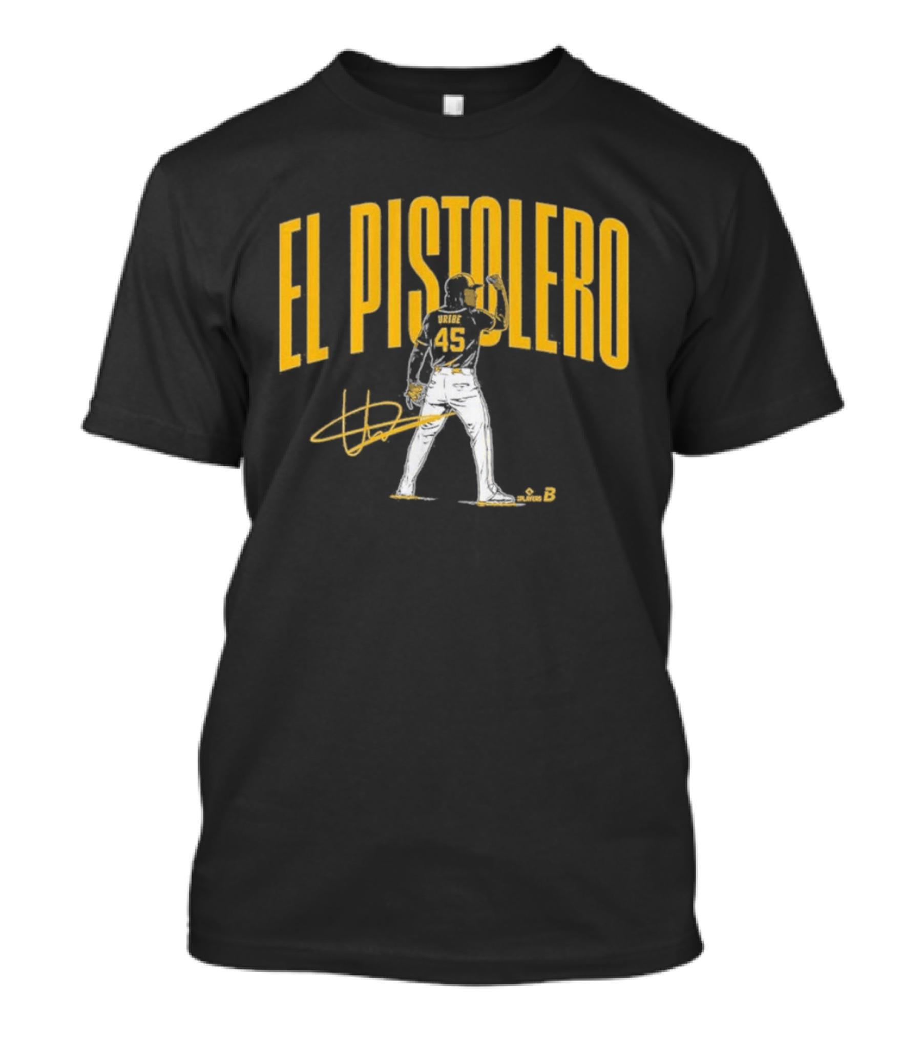El Pistolero Abner Uribe 45 Signature Baseball Player T-Shirt