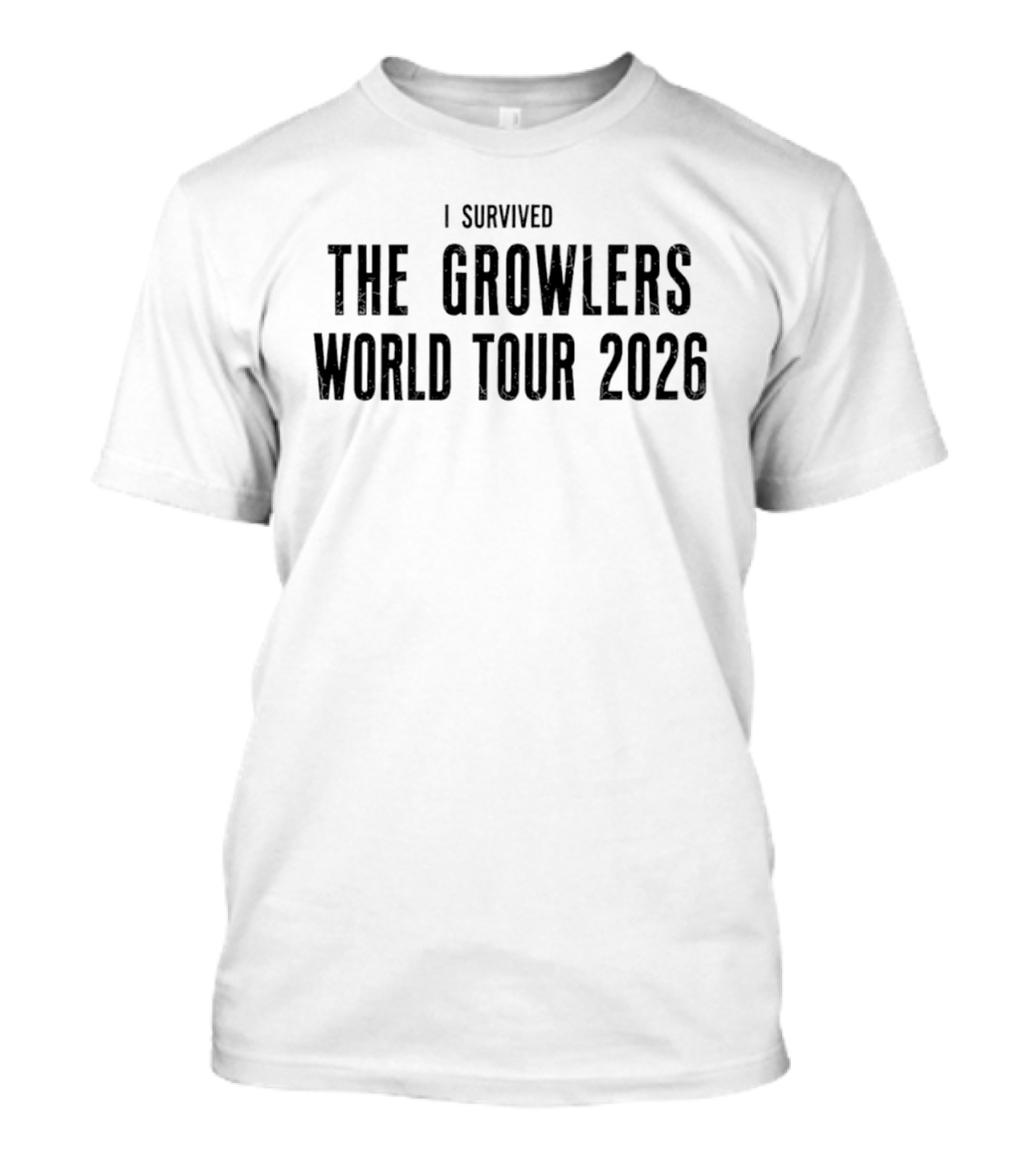 I Survived The Growlers World Tour 2026 T-Shirt