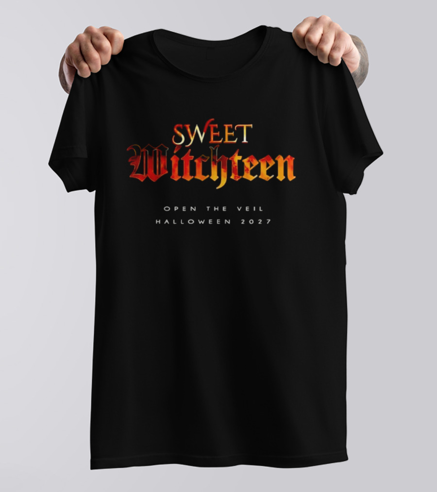 Sweet Witchteen Open The Veil Halloween 2027 Celebration T-Shirt