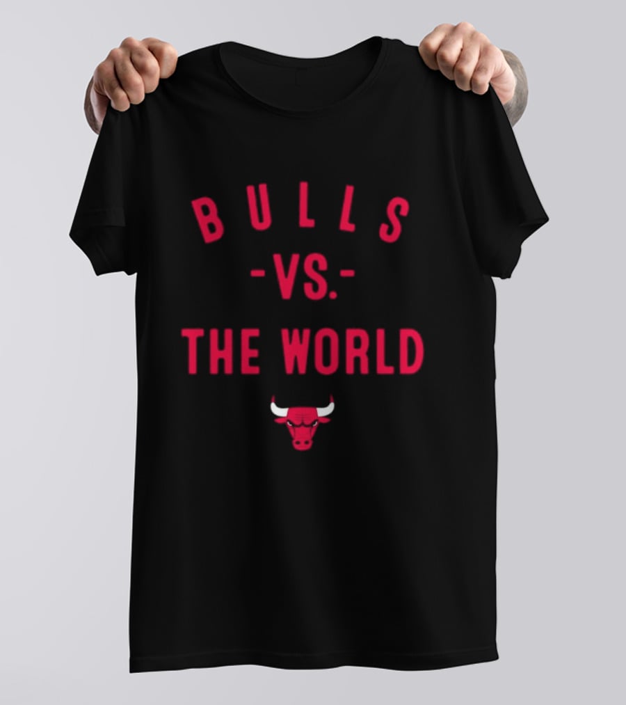 Chicago Bulls Vs The World NBA 2026 Bulls Face Nowbes T-Shirt