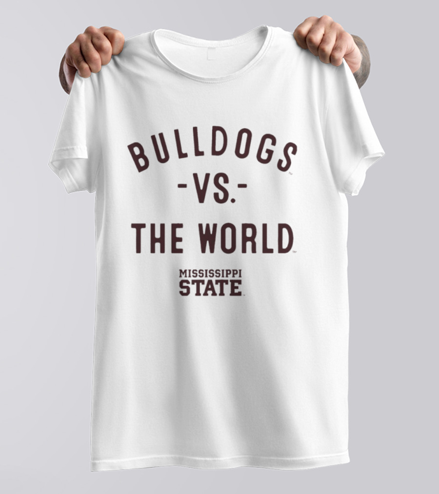 Mississippi State Bulldogs Vs The World 2026 NCAA Season T-Shirt