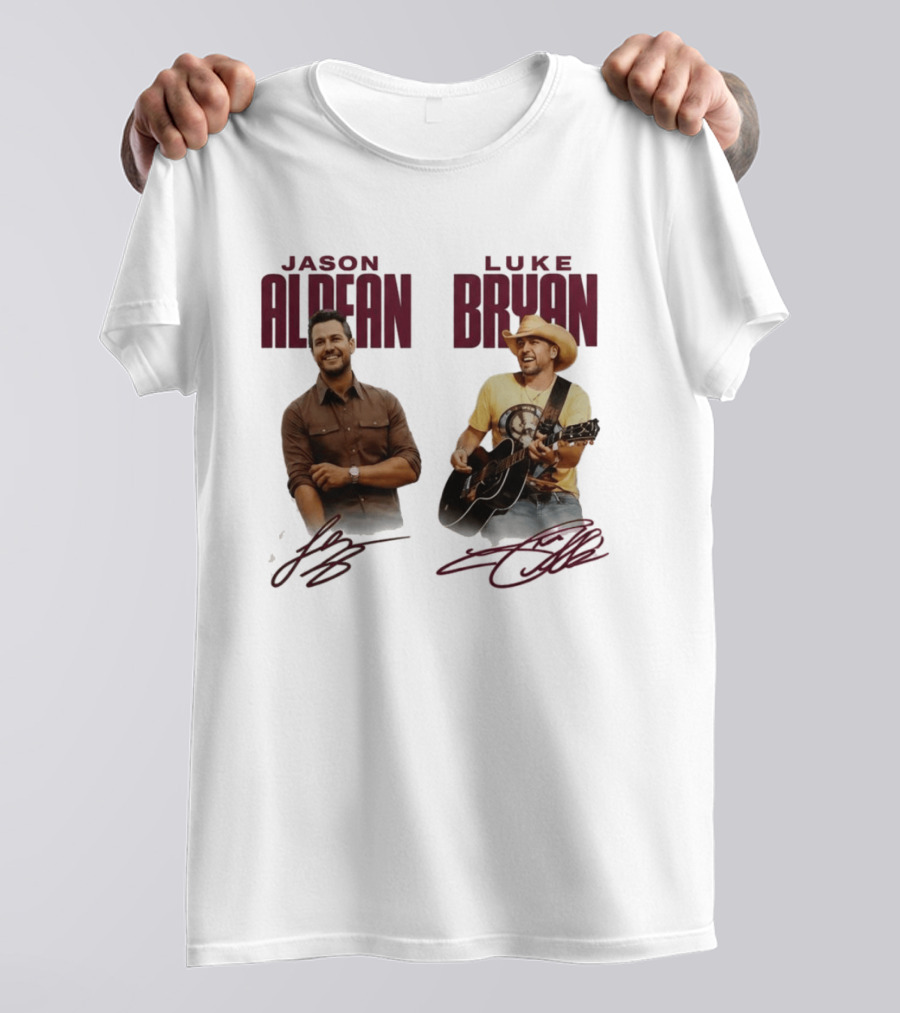 Montana Grizzlies Jason Aldean Luke Bryan Collaboration T-Shirt
