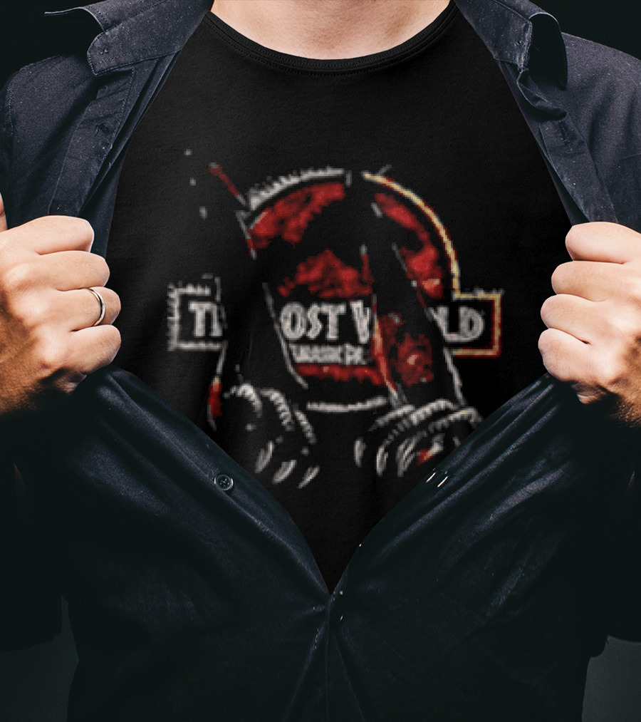 The Lost World Jurassic Park Something Has Survived Two Sided T-Shirt