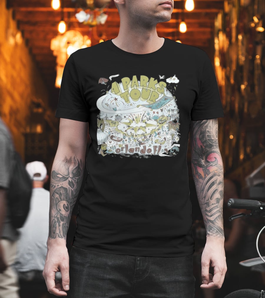 Dookie 4 Parks Tour Orlando FL Colorful Adventure T-Shirt
