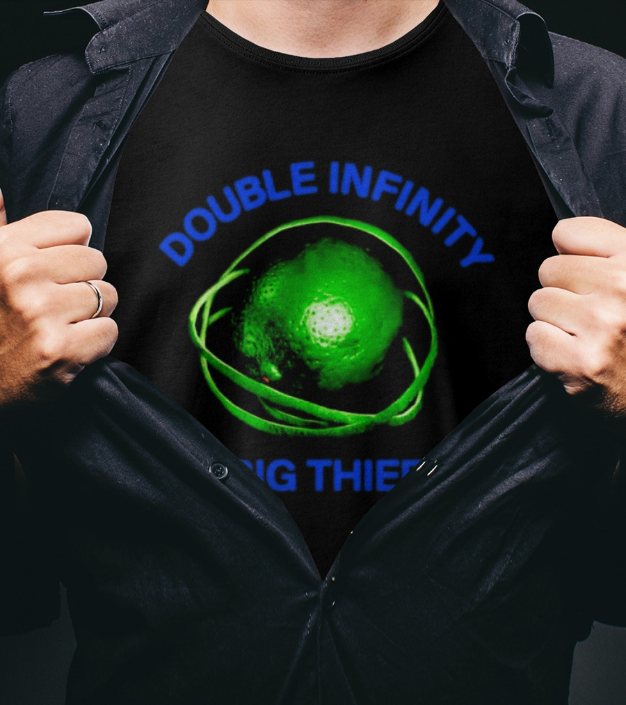 Double Infinity Big Thief Green Planet Sphere T-Shirt
