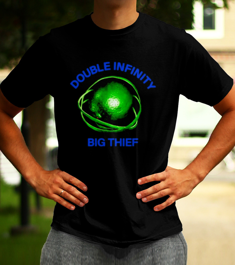 Double Infinity Big Thief Green Planet Sphere T-Shirt