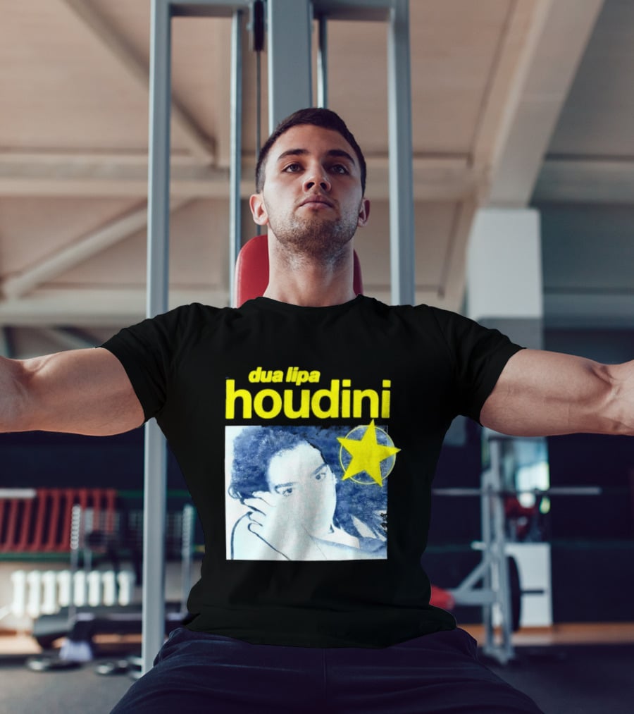 Dua Lipa Houdini Pop Music Radical Optimism Yellow Star T-Shirt
