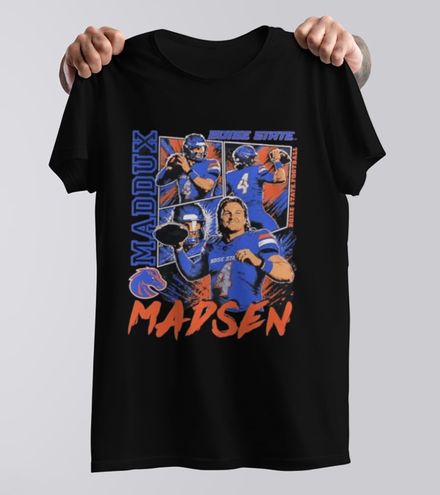 Maddux Madsen Boise State Broncos Football 2026 Big Ten Media Days T-Shirt