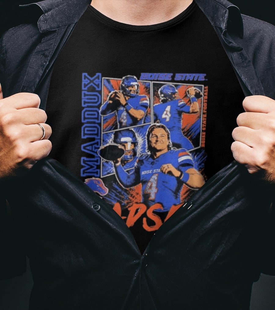 Maddux Madsen Boise State Broncos Football 2026 Big Ten Media Days T-Shirt