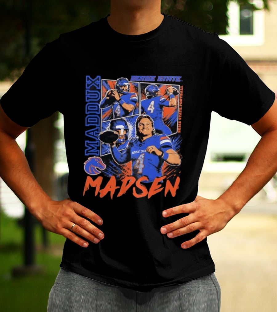 Maddux Madsen Boise State Broncos Football 2026 Big Ten Media Days T-Shirt