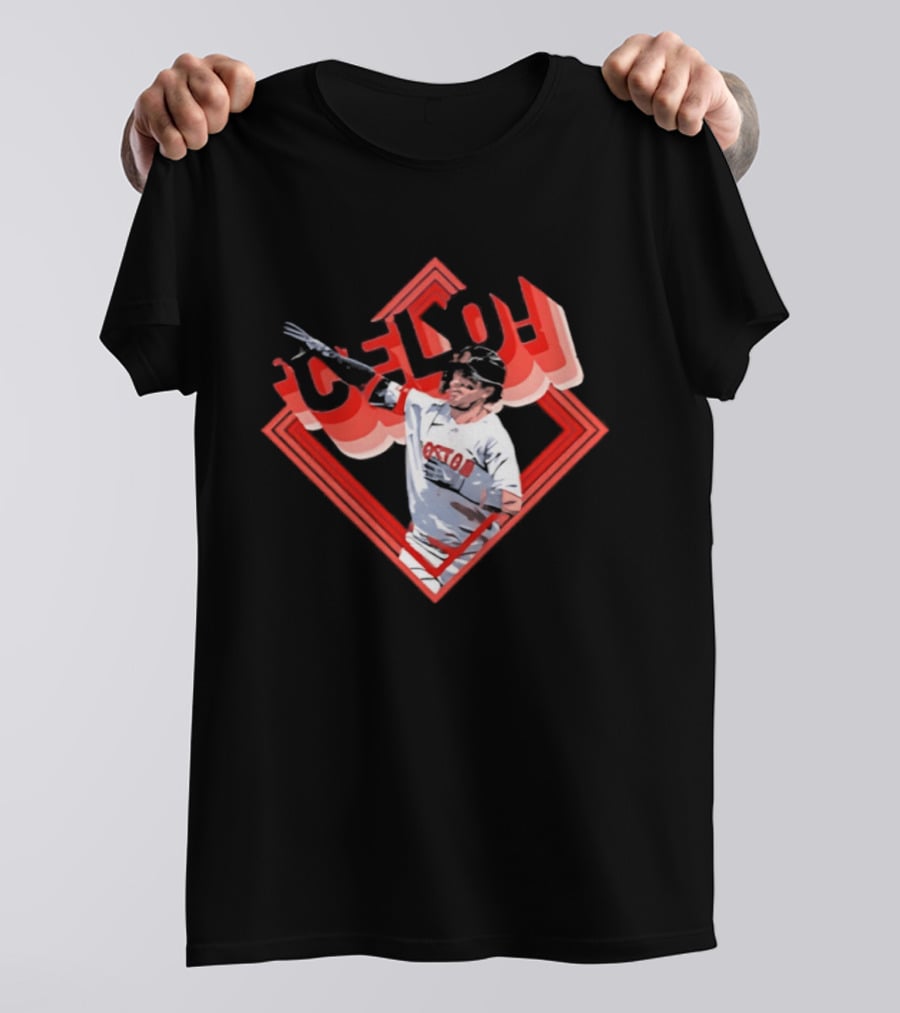 Boston Red Sox Marcelo Mayer Baseball Star Pose T-Shirt