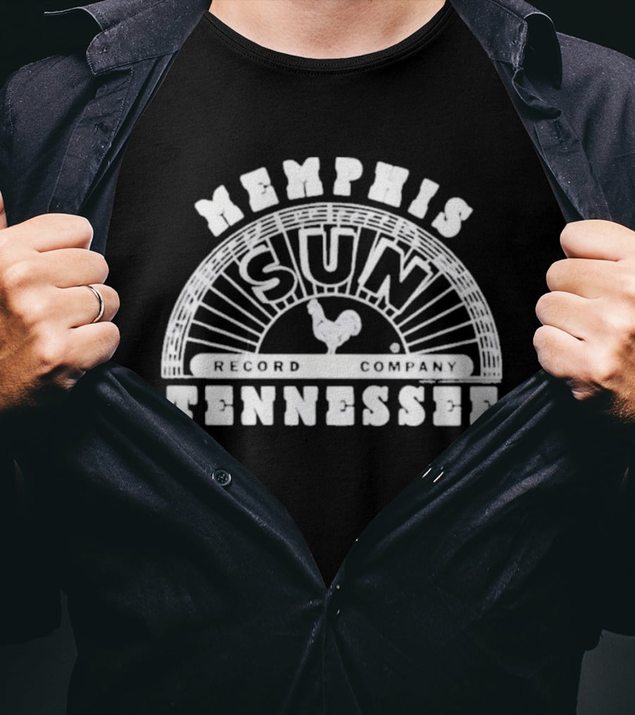 Memphis Sun Record Company Tennessee Rooster T-Shirt