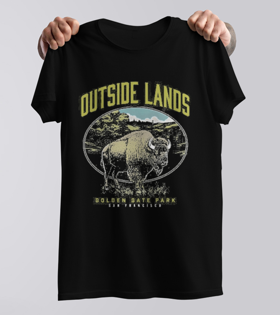 Outside Lands Golden Gate Park Bison San Francisco 2026 California T-Shirt