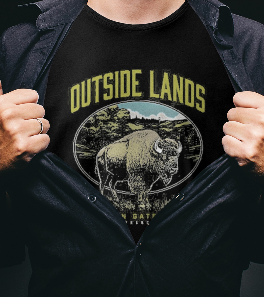 Outside Lands Golden Gate Park Bison San Francisco 2026 California T-Shirt