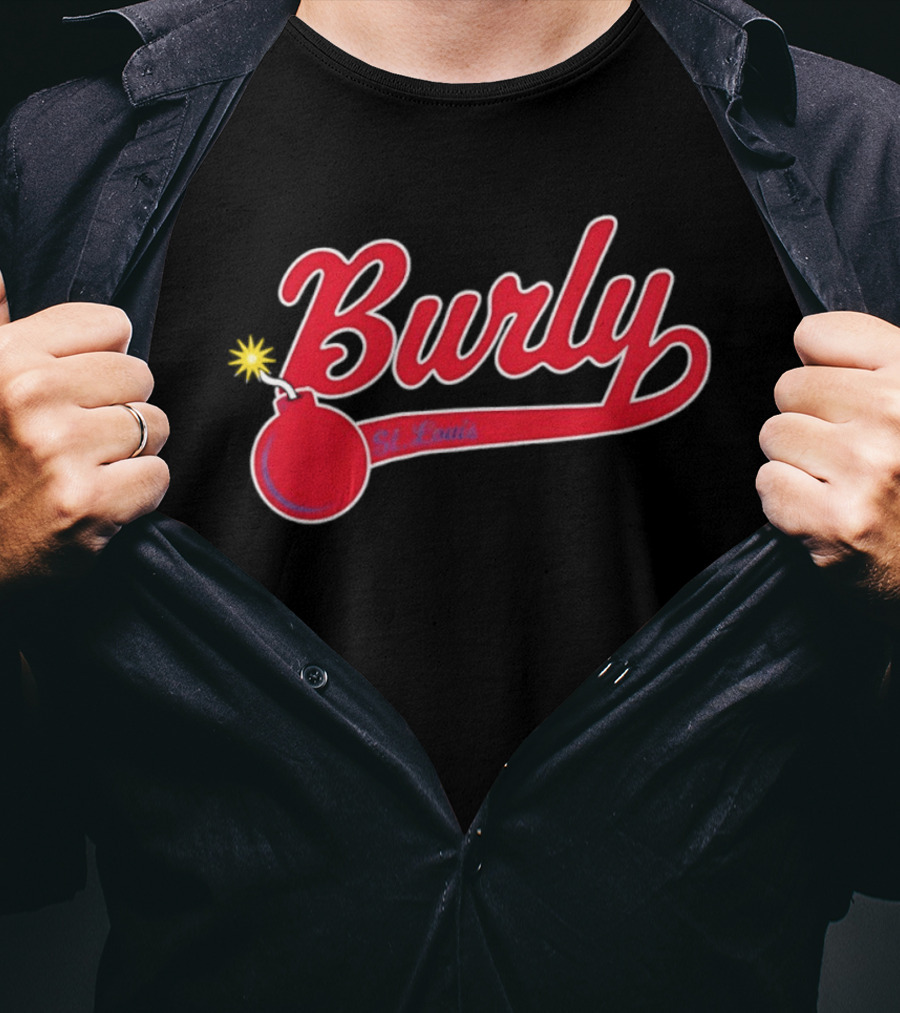 Alec Burleson Burly Bomb St Louis Cardinals MLB 2026 T-Shirt
