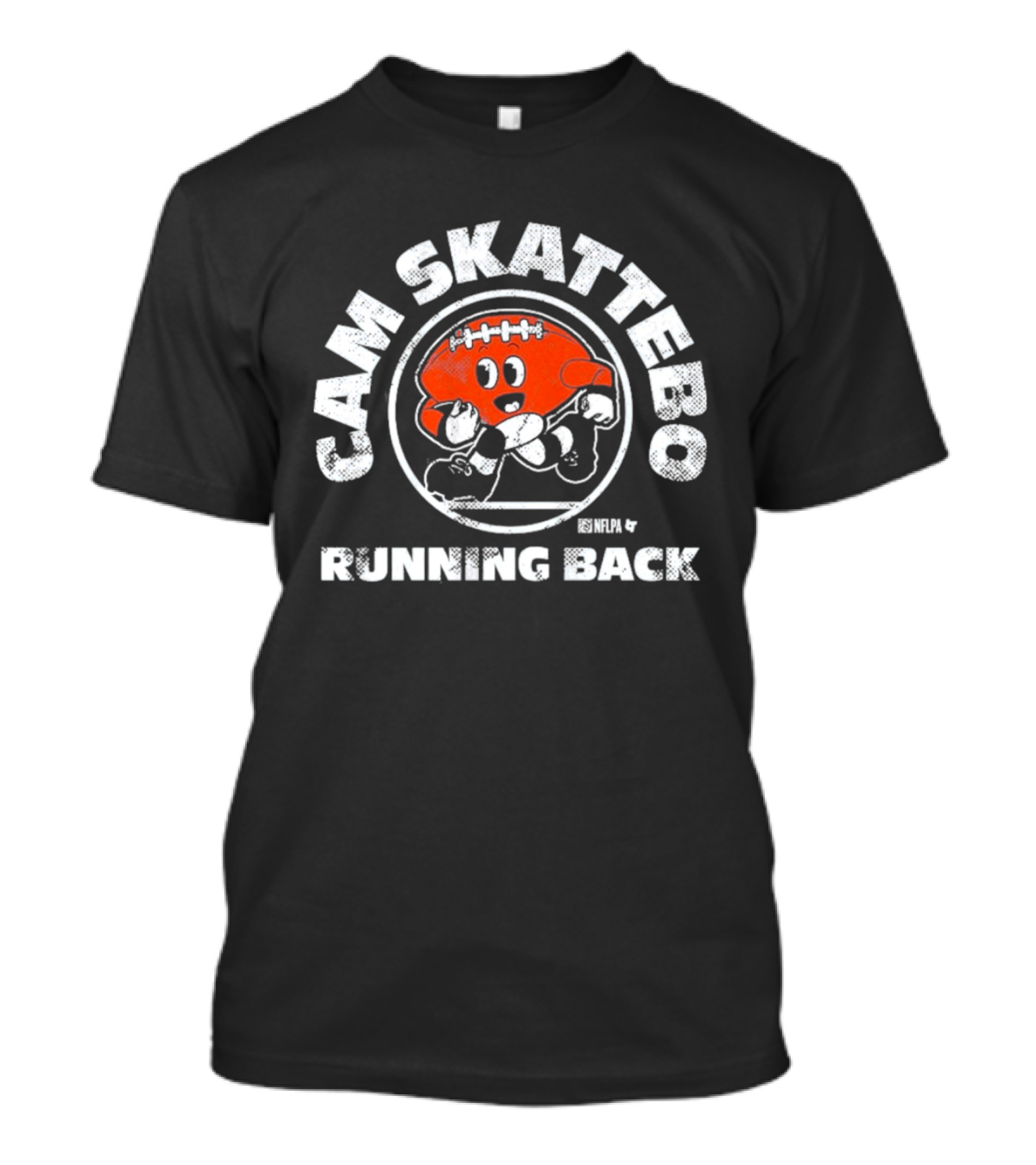 Cam Skattebo Running Back Football Buddies Retro Cartoon Fun T-Shirt