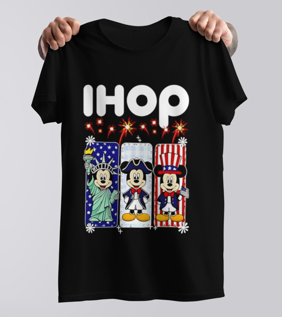 IHOP Mickey Mouse America 250th Anniversary Celebration T-Shirt