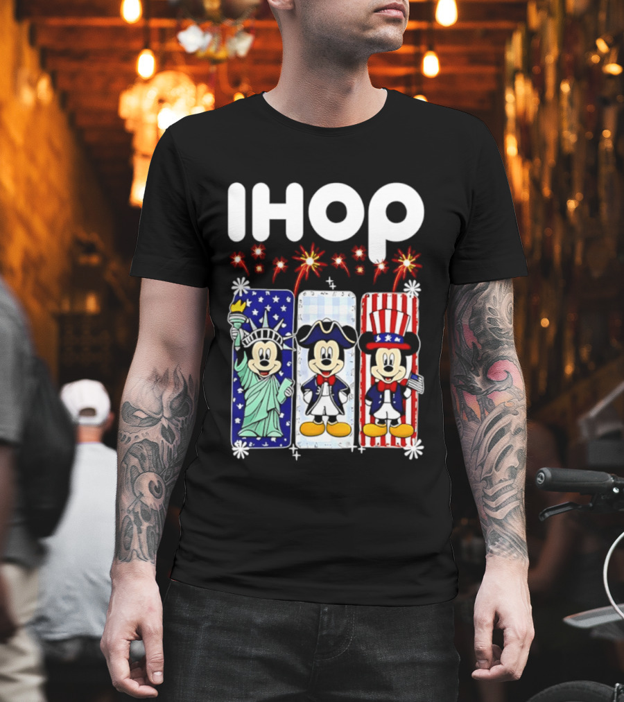 IHOP Mickey Mouse America 250th Anniversary Celebration T-Shirt