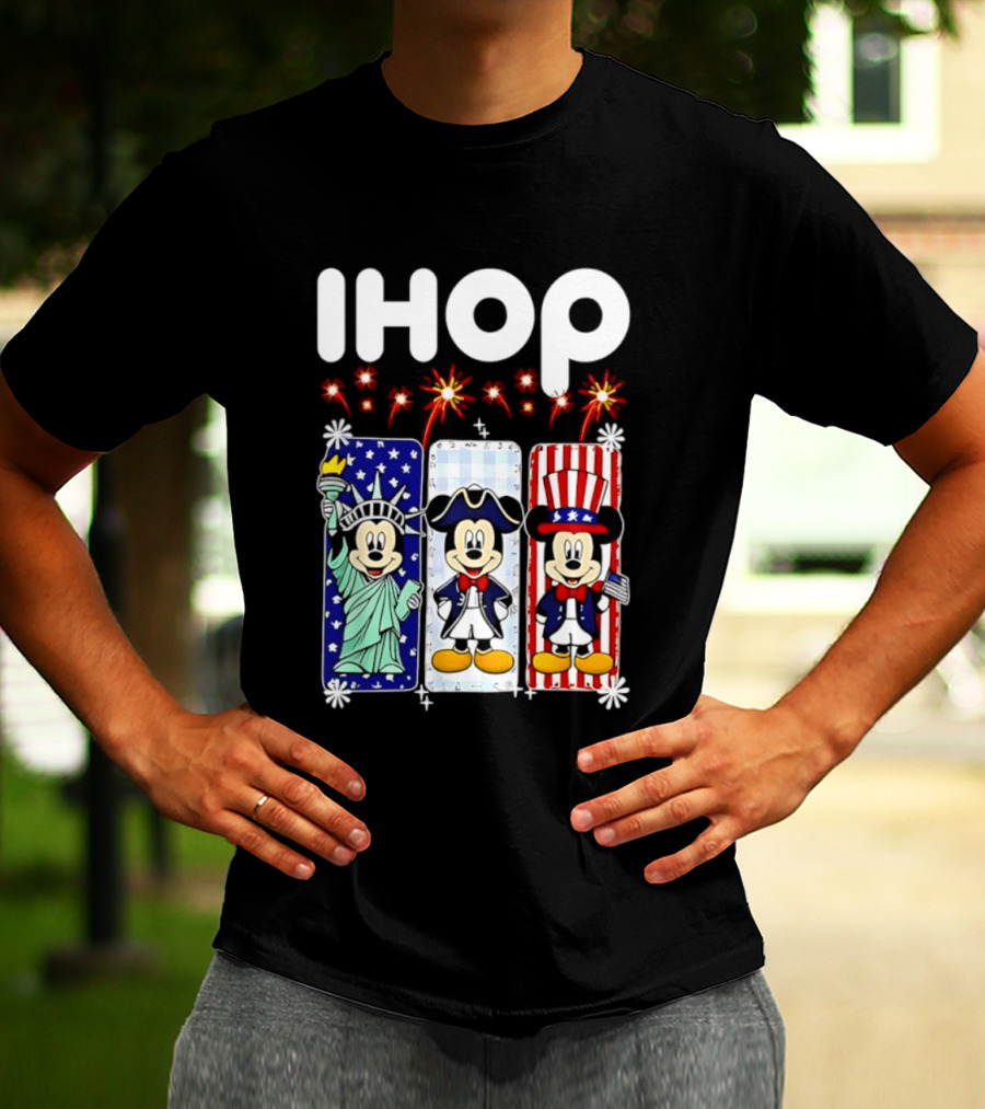 IHOP Mickey Mouse America 250th Anniversary Celebration T-Shirt