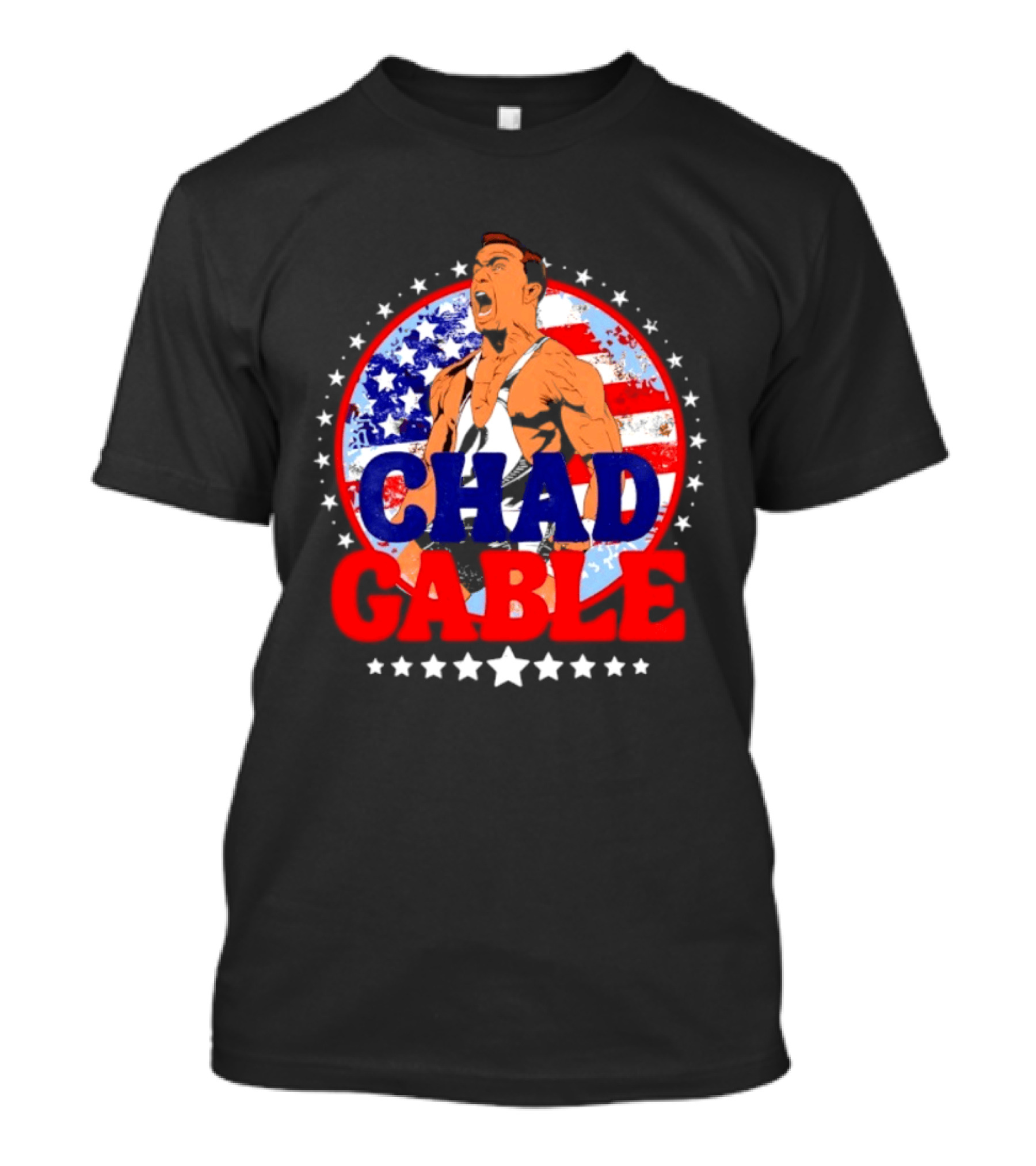 Chad Gable WWE Wrestling American Flag T-Shirt