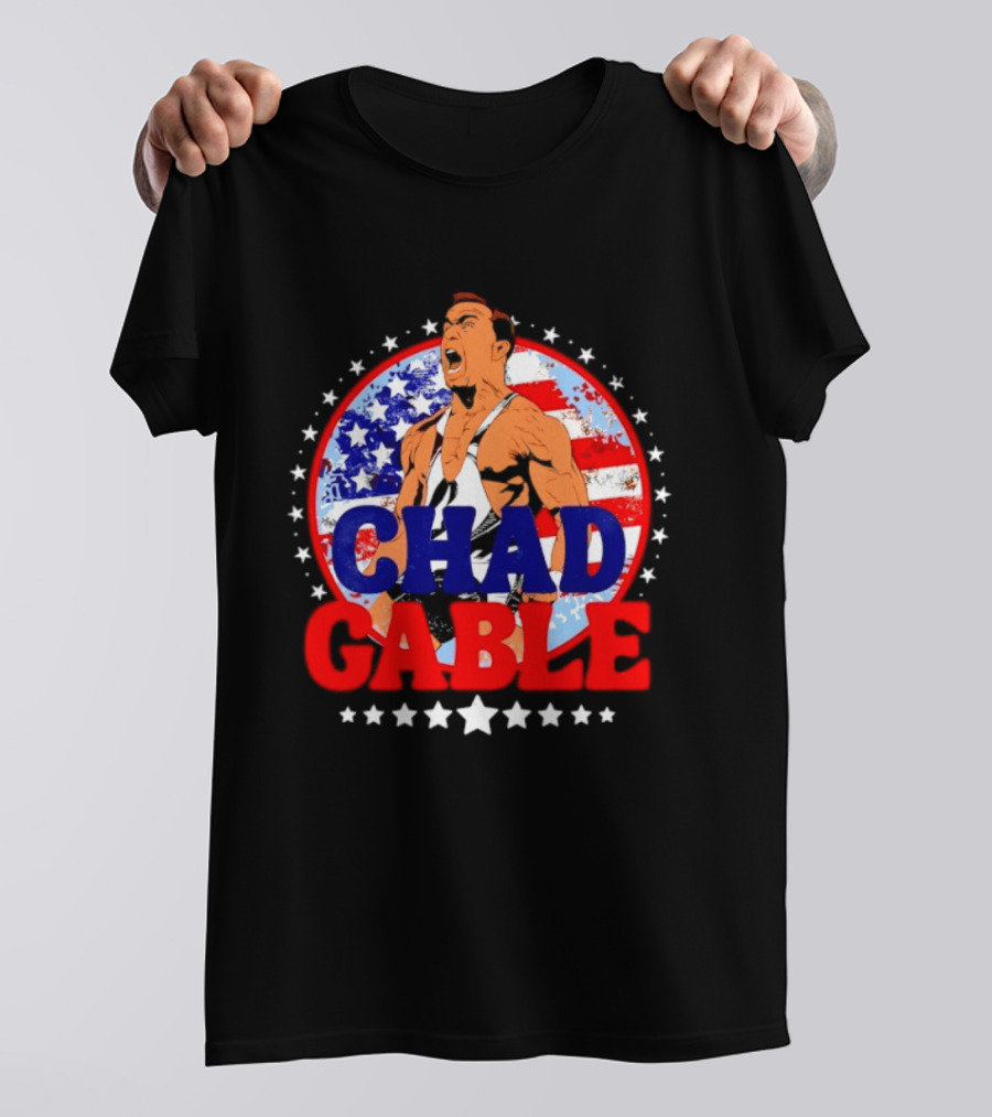 Chad Gable WWE Wrestling American Flag T-Shirt
