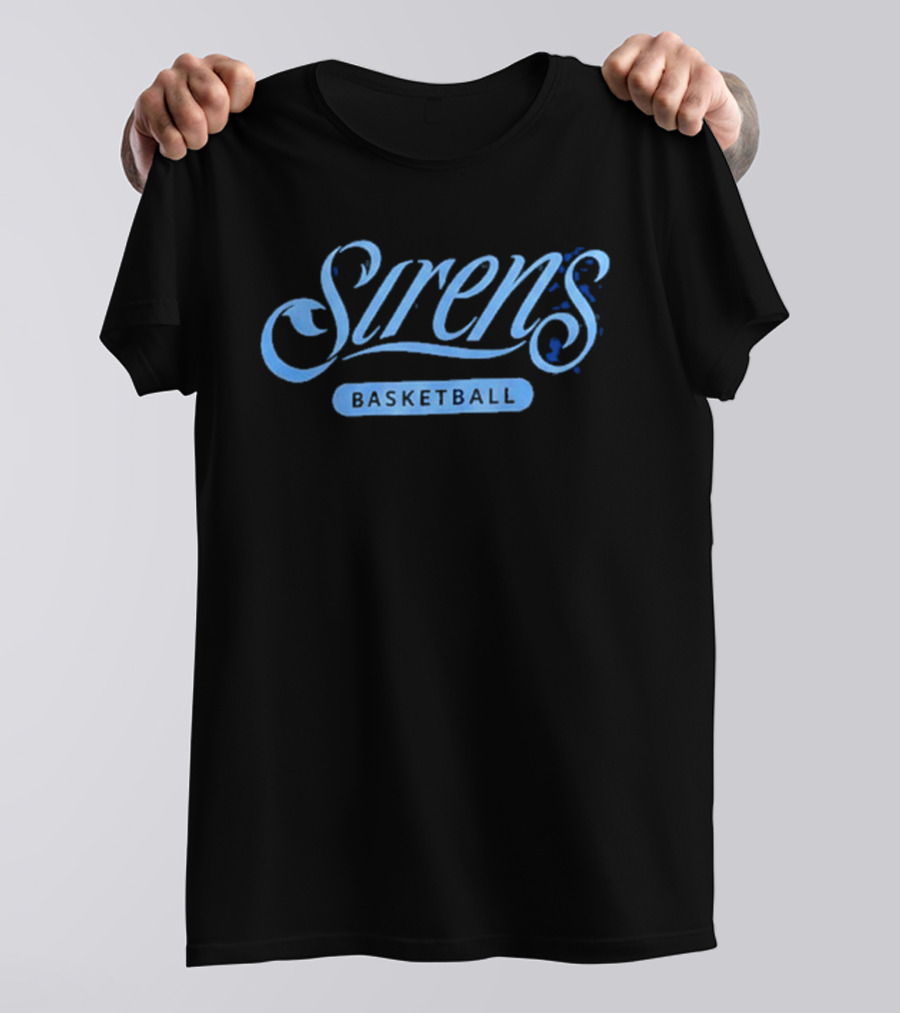 Cleveland Sirens WNBA Wild Collective Basketball Siren Blue Multi T-Shirt