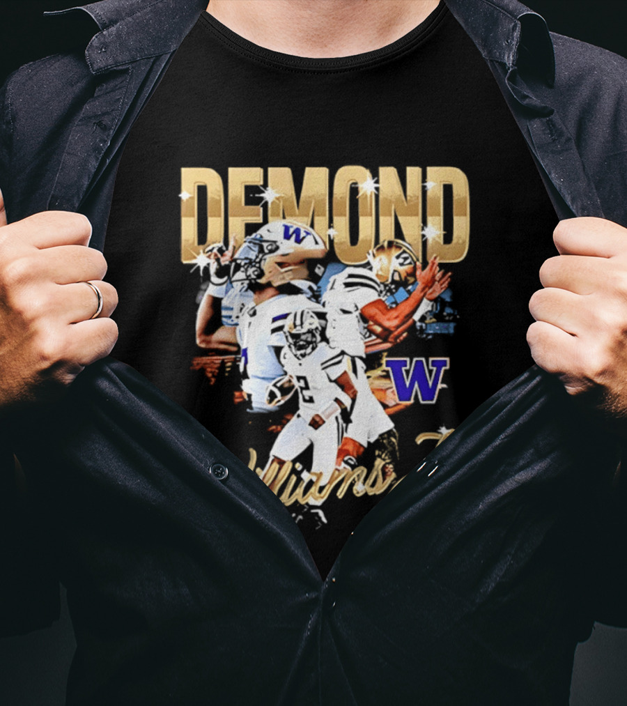 Demond Williams Jr. Washington Huskies Football 2026 Big Ten Media Days T-Shirt
