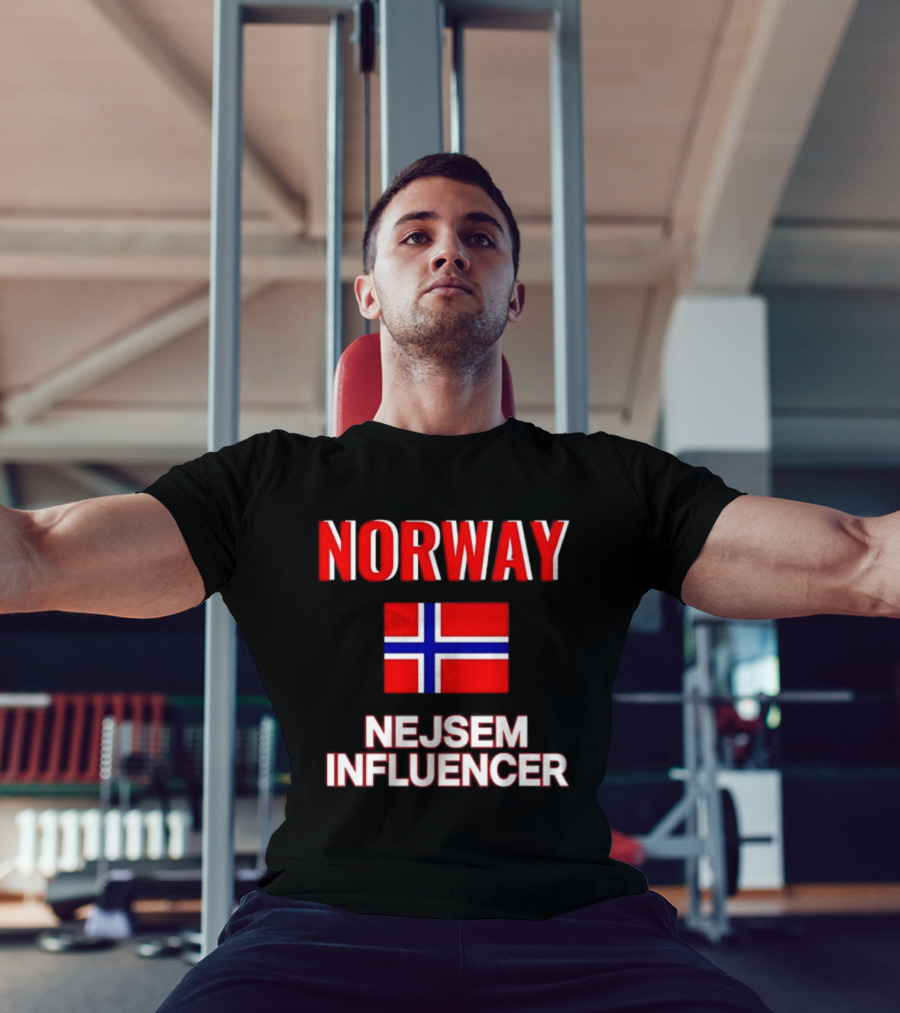 Norway Flag Nejsem Influencer T-Shirt