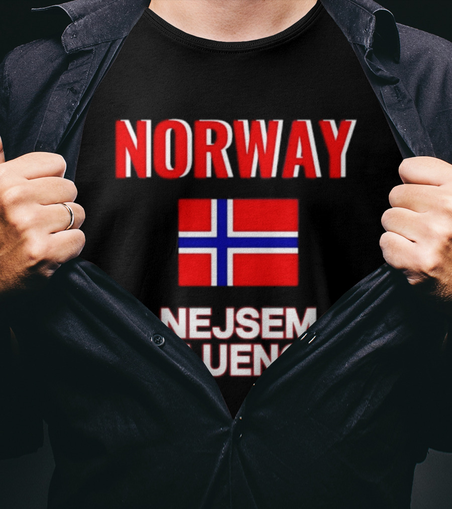 Norway Flag Nejsem Influencer T-Shirt