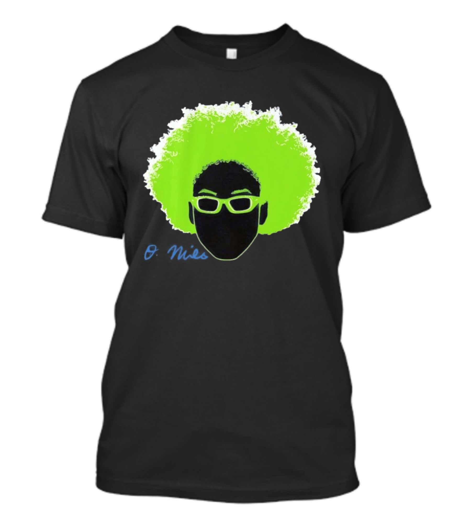 Olivia Miles Minnesota Lynx 2026 WNBA Green Afro And Glasses T-Shirt
