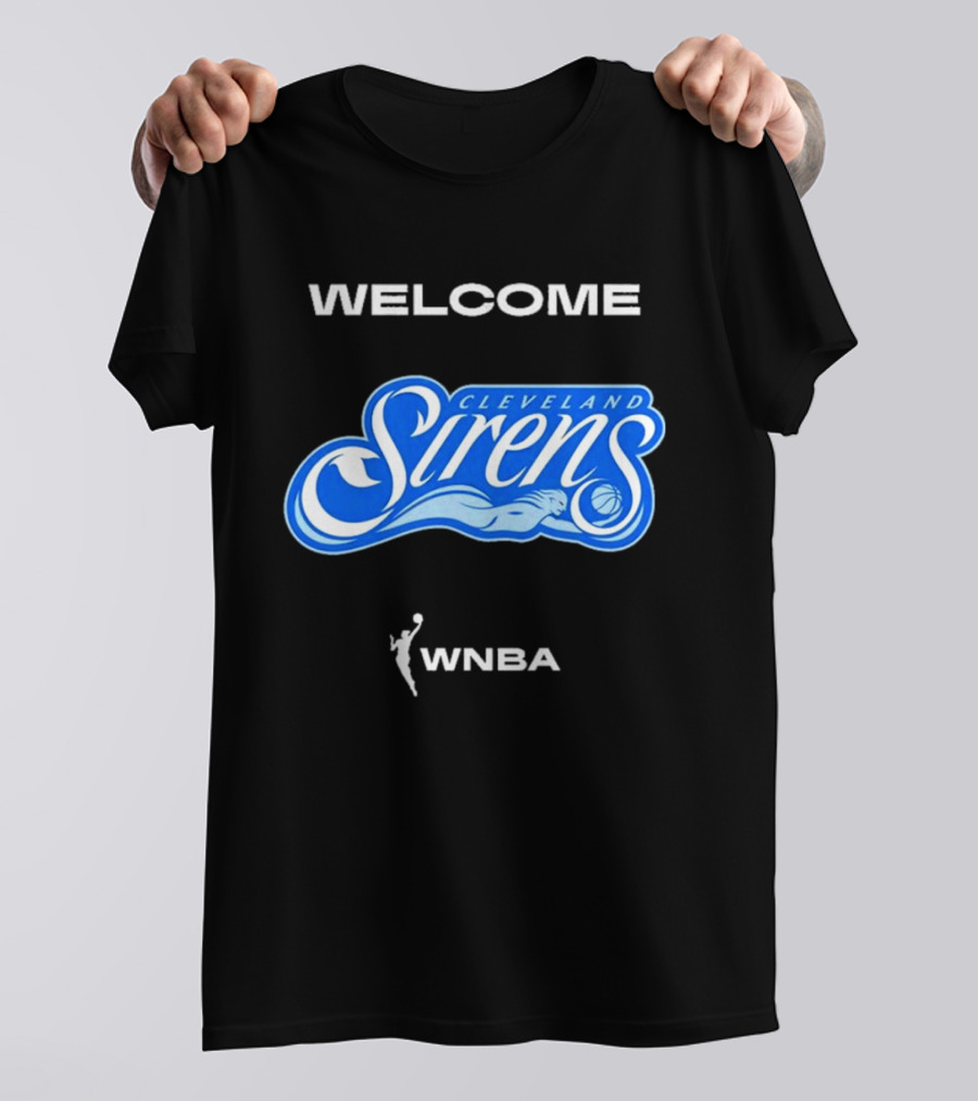 Welcome Cleveland Sirens WNBA 2026 Logo Debut T-Shirt