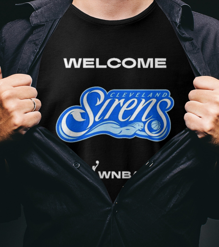Welcome Cleveland Sirens WNBA 2026 Logo Debut T-Shirt