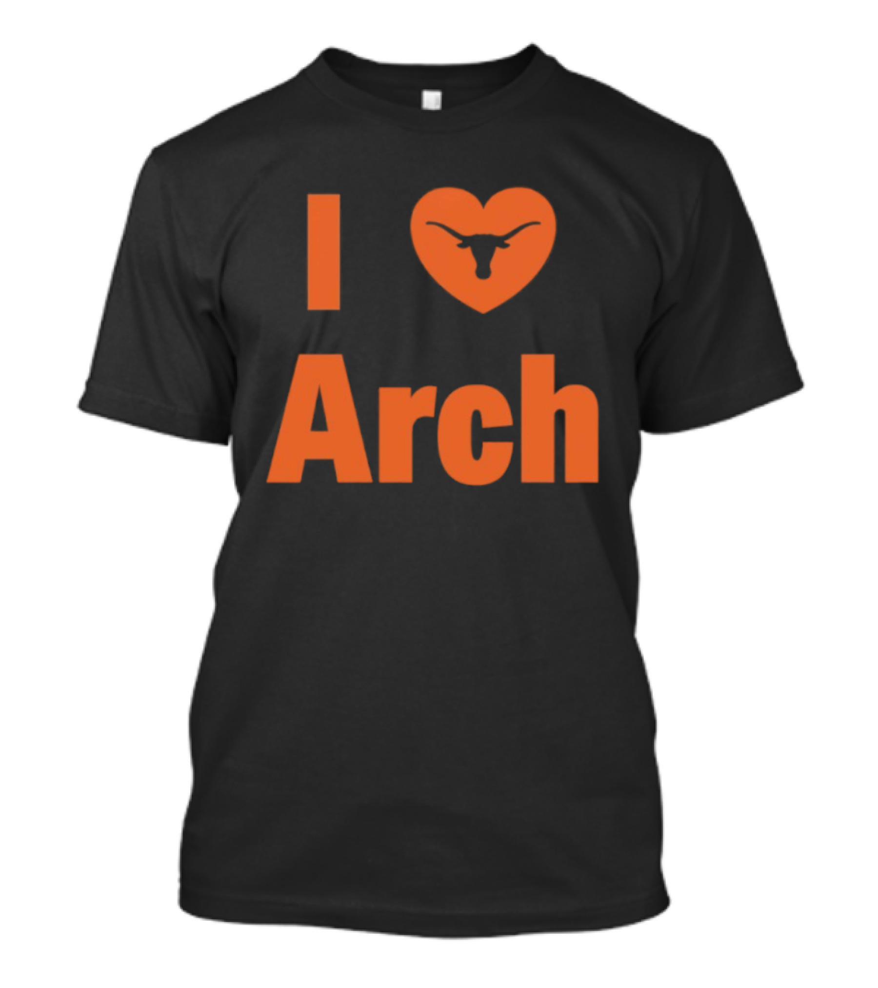 I Heart Arch Longhorns Football Fan T-Shirt