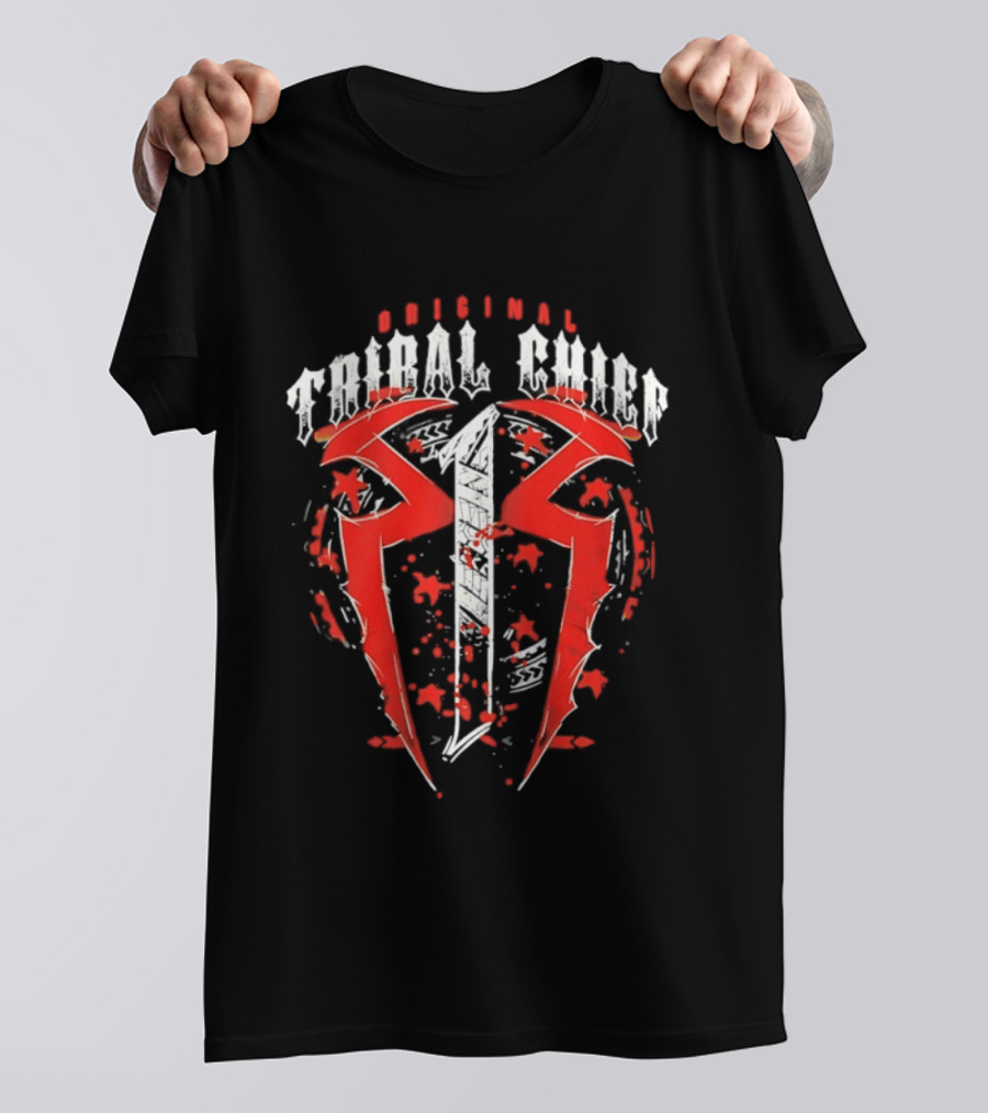 WWE Roman Reigns Original Tribal Chief Red T-Shirt
