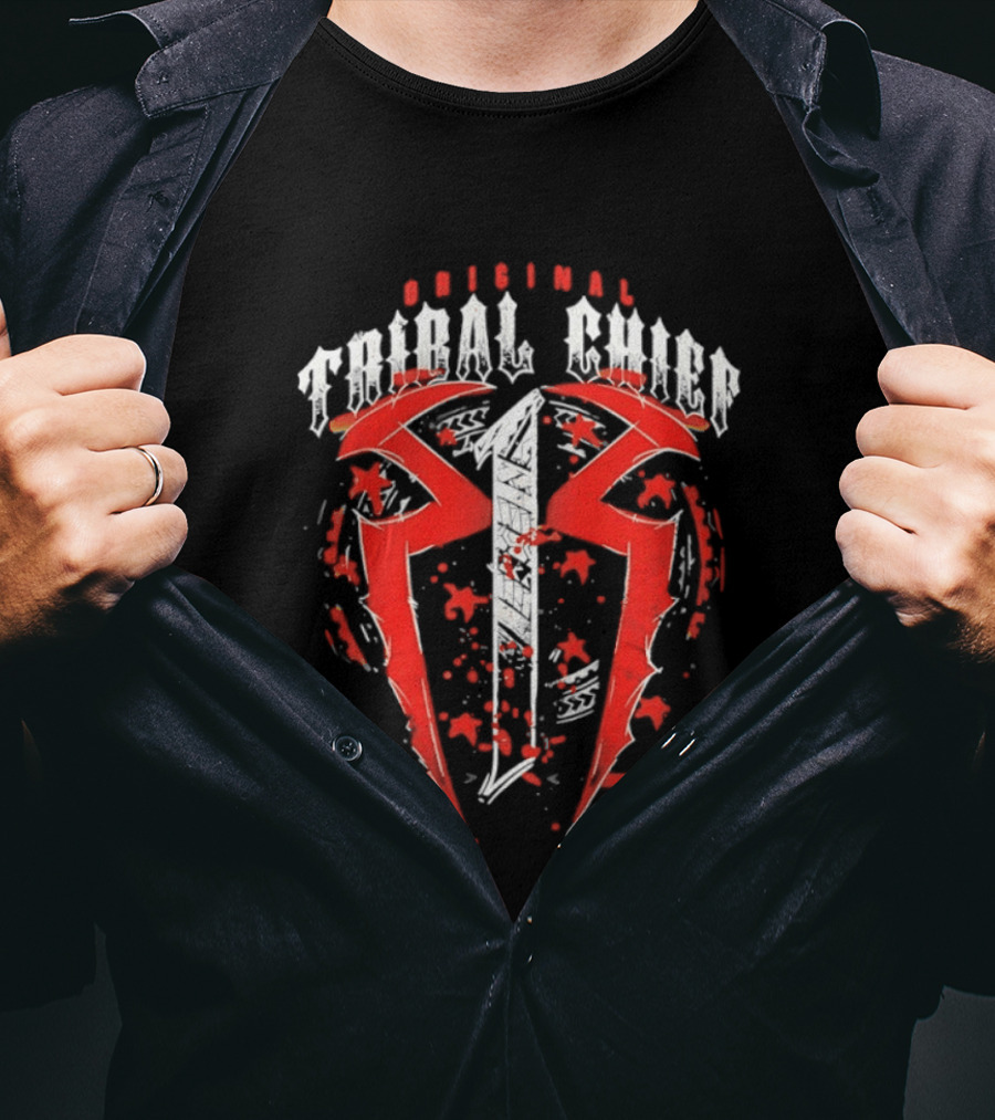WWE Roman Reigns Original Tribal Chief Red T-Shirt