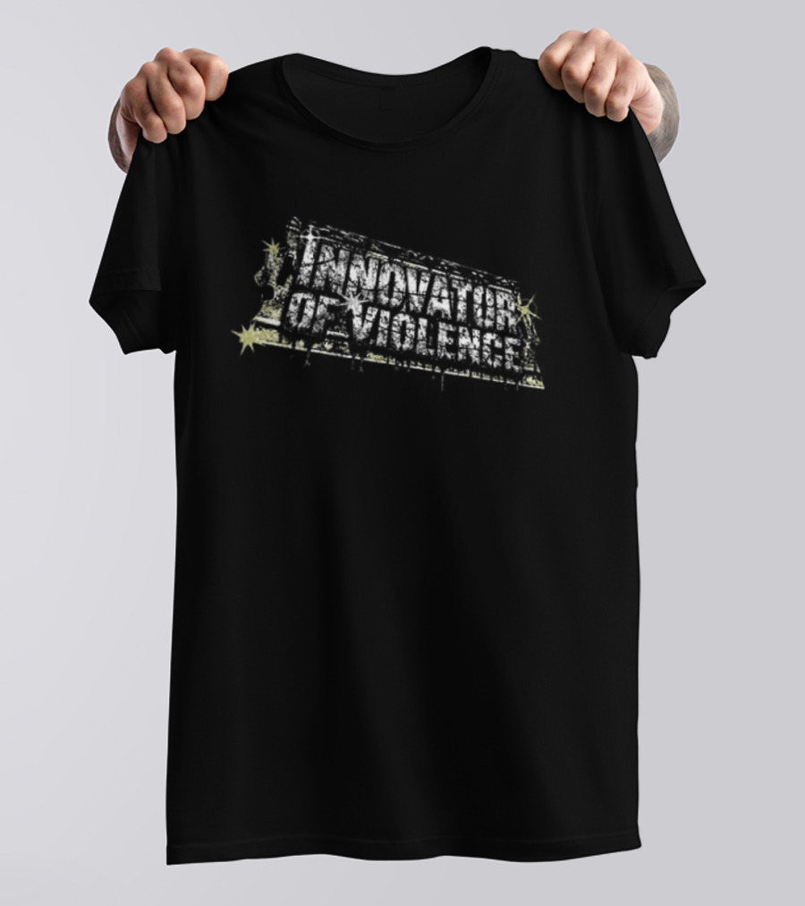 Innovator Of Violence Tommy Dreamer 2 Sided Bold Stamp T-Shirt